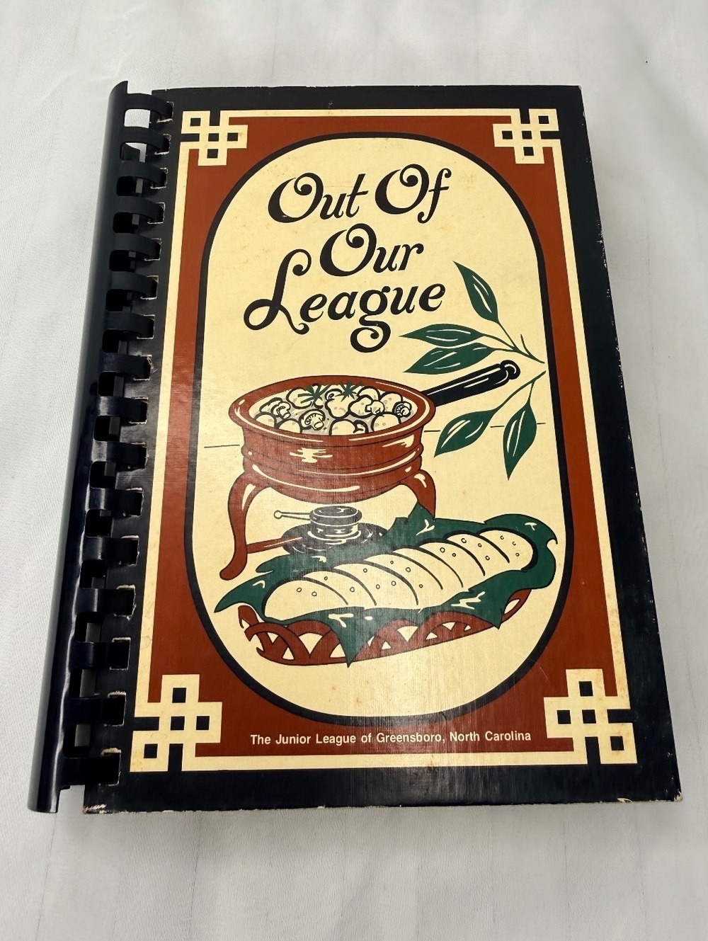 Vintage 1983 Out of Our League Junior League Greensboro Cookbook
